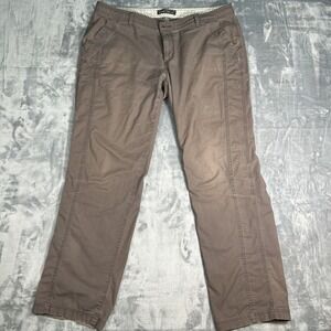 Eddie Bauer Women's Brown Cotton Spandex Cargo Pants Size 16